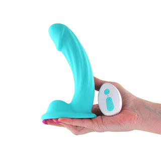 Colours Curve Vibrating Remote Control Dildo