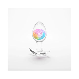 Cosmic Glams Rainbow Center Squishy Silicone Plug