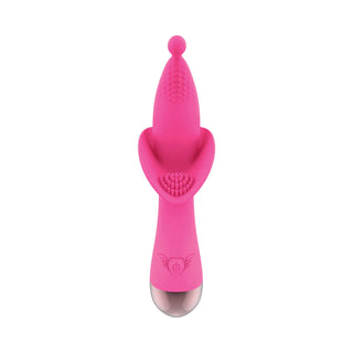 The Royale Flower Bud Heat-Up Vibrator With Back And Forth Flicking Tongue