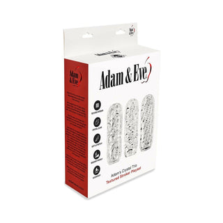 Adam & Eve Adam's Crystal Trio - Versatile Stroker Set