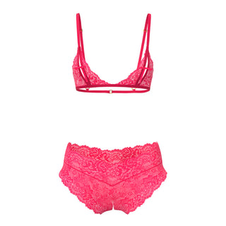 Magic Silk Get It Girl Peek-a-Boo Bralette & Split Crotch Boy Short