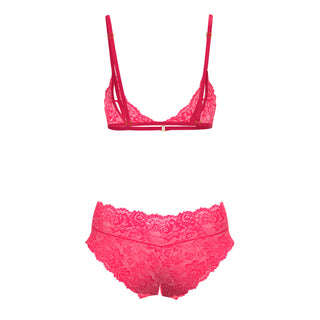 Magic Silk Get It Girl Peek-a-Boo Bralette & Split Crotch Boy Short