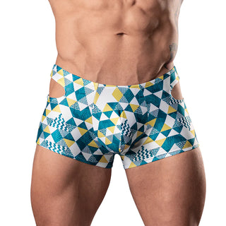 Male Power Cut It Out! Cutout Mini Short