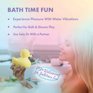 Play With Me Splash Duck Shaped Waterproof Vibrator