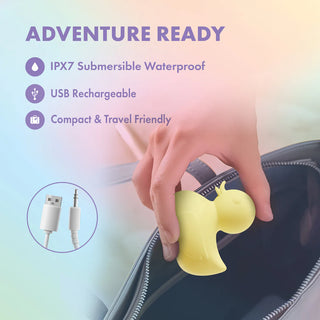 Play With Me Splash Duck Shaped Waterproof Vibrator