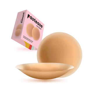 Pastease Halos Reusable Sticky Adhesive Silicone Nipple Cover Medium Skin Color