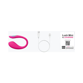 Lovense Lush Mini Bluetooth Remote-Controlled G-Spot Hands-Free Compact Wearable Egg Vibrator