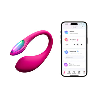 Lovense Lush Mini Bluetooth Remote-Controlled G-Spot Hands-Free Compact Wearable Egg Vibrator