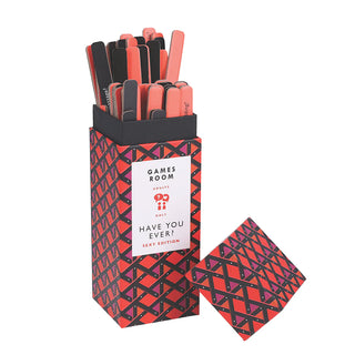 Have You Ever? Sexy Edition Double Sided Conversation Starter Pick-A-Stick Game