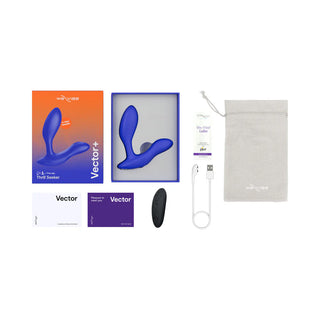 We-Vibe Vector+ Dual Stimulation Adjustable Flexible Rechargeable App-Enabled Prostate Massager