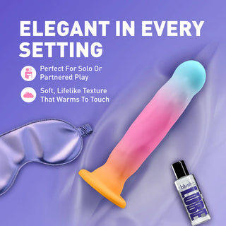 Avant Golden Dawn Girthy Artisan Dildo With Suction Cup
