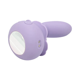 Adam & Eve Lilac Licks Rechargeable Flicking Tongue and Rotating G-Spot Stimulator Silicone Vibrator