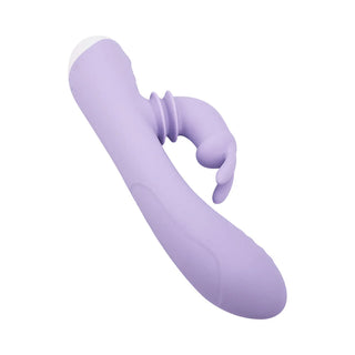 Adam & Eve Waving Wabbit Rechargeable Silicone Vibrator With Oscillating External Stimulator