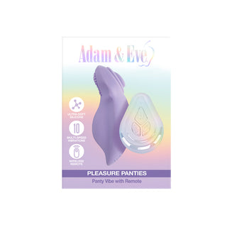 Adam & Eve Pleasure Panties - Discreet Vibrating Clitoral Stimulator