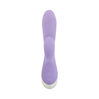 Adam & Eve Bunny Blow Up Inflatable Rechargeable Dual Stimulating Rabbit Style Silicone Vibrator