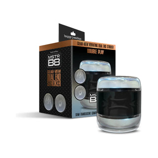 MSTR B8 Clear-View Open-Ended Stroker Double Play