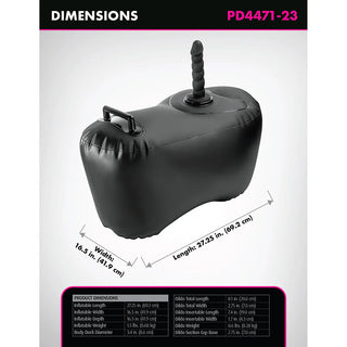 Fetish Fantasy Series Body Dock Inflatable Love Seat Compatible With Most Suction Cup Toys