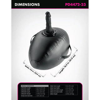 Fetish Fantasy Series Body Dock Inflatable Love Ball Compatible With Most Suction Cup Toys
