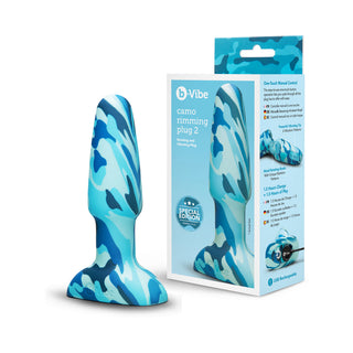 b-Vibe Rimming Plug 2 Rotating Bead Anal Plug Vibrator