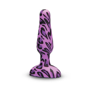 b-Vibe Novice Leopard Print Remote Control Vibrating Butt Plug