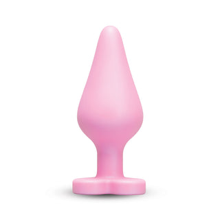 b-Vibe Butties B-Mine - Heart Base Silicone Butt Plug