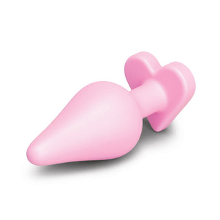 b-Vibe Butties B-Mine - Heart Base Silicone Butt Plug