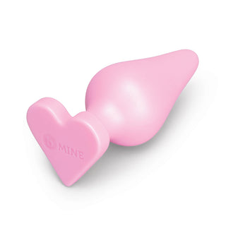 b-Vibe Butties B-Mine - Heart Base Silicone Butt Plug