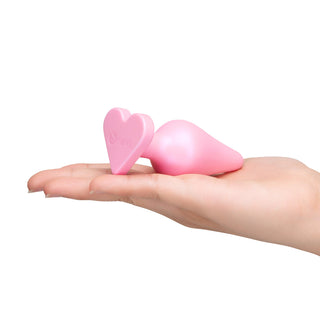b-Vibe Butties B-Mine - Heart Base Silicone Butt Plug
