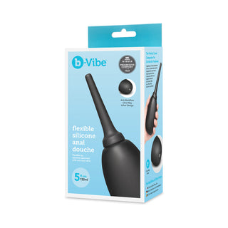 b-Vibe Flexible Silicone Anal Douche for Comfortable Hygiene