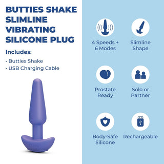 b-Vibe Shake Beginner Vibrating Butt Plug