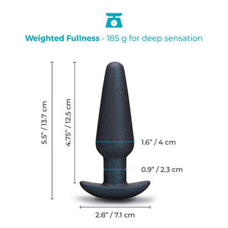 b-Vibe Hefty Weighted Butt Plug