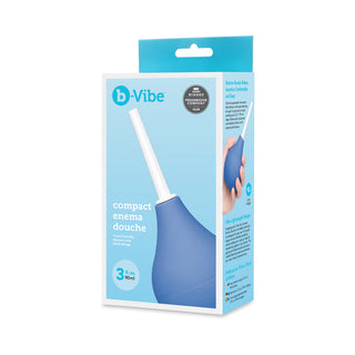 b-Vibe Compact Enema Douche Blue