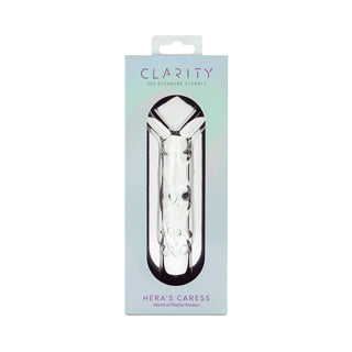Clarity Hera's Caress Glass Dildo - Elegant G-Spot Pleasure