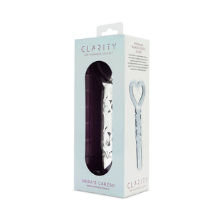 Clarity Hera's Caress Glass Dildo - Elegant G-Spot Pleasure