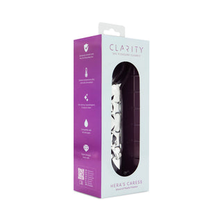Clarity Hera's Caress Glass Dildo - Elegant G-Spot Pleasure