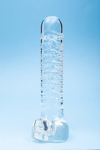 Clarity Seraphic Opus Glass Dildo - Elegant and Versatile Pleasure Tool