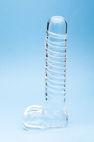 Clarity Seraphic Opus Glass Dildo - Elegant and Versatile Pleasure Tool