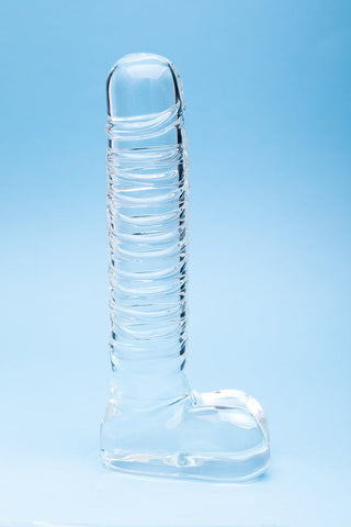 Clarity Seraphic Opus Glass Dildo - Elegant and Versatile Pleasure Tool