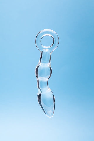 Clarity Utopian Mystique Glass Dildo - Elegant Pleasure Tool