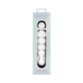 Clarity Hera's Tryst Glass Dildo - Elegant G-Spot Pleasure