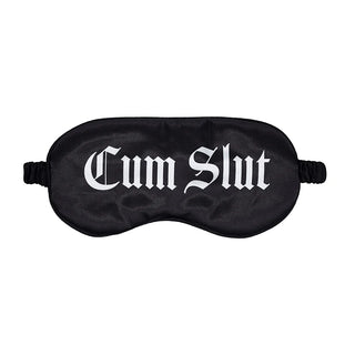 Ouch! Cum Slut Printed Mask Satin Eye Mask and Blindfold