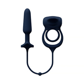VeDO Humper Rechargeable Dual Vibrating C-Ring with Anal Plug
