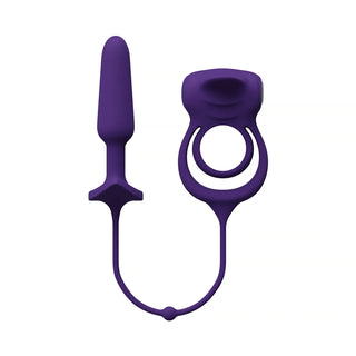 VeDO Humper Rechargeable Dual Vibrating C-Ring with Anal Plug