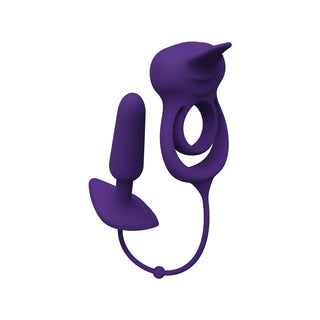 VeDO Humper Rechargeable Dual Vibrating C-Ring with Anal Plug