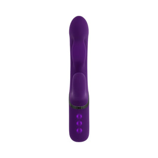 Evolved Pleasure Puff Rabbit Style Vibrator With Inflatable Shaft