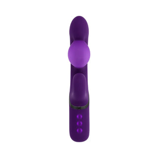 Evolved Pleasure Puff Rabbit Style Vibrator With Inflatable Shaft