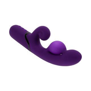 Evolved Pleasure Puff Rabbit Style Vibrator With Inflatable Shaft