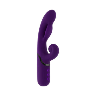 Evolved Pleasure Puff Rabbit Style Vibrator With Inflatable Shaft