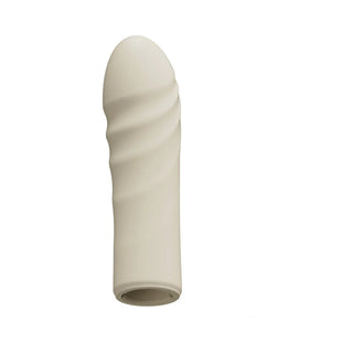 Lovense Spinel App-Enabled Compact Thrusting Warming Vibrating Silicone Dildo With Two Attachments