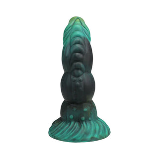 Vac-U-Lock x Fantasy Fuckers Green Serpent Harnessable Vac-U-Lock Compatible Fantasy Texture Silicone Dildo